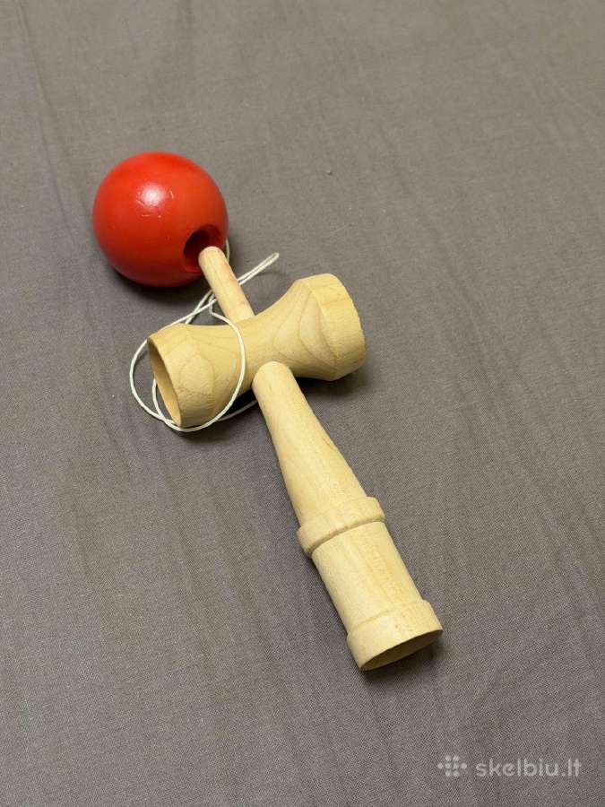 Japoniškas medinis žaislas "Kendama" - nuotraukos Nr. 2