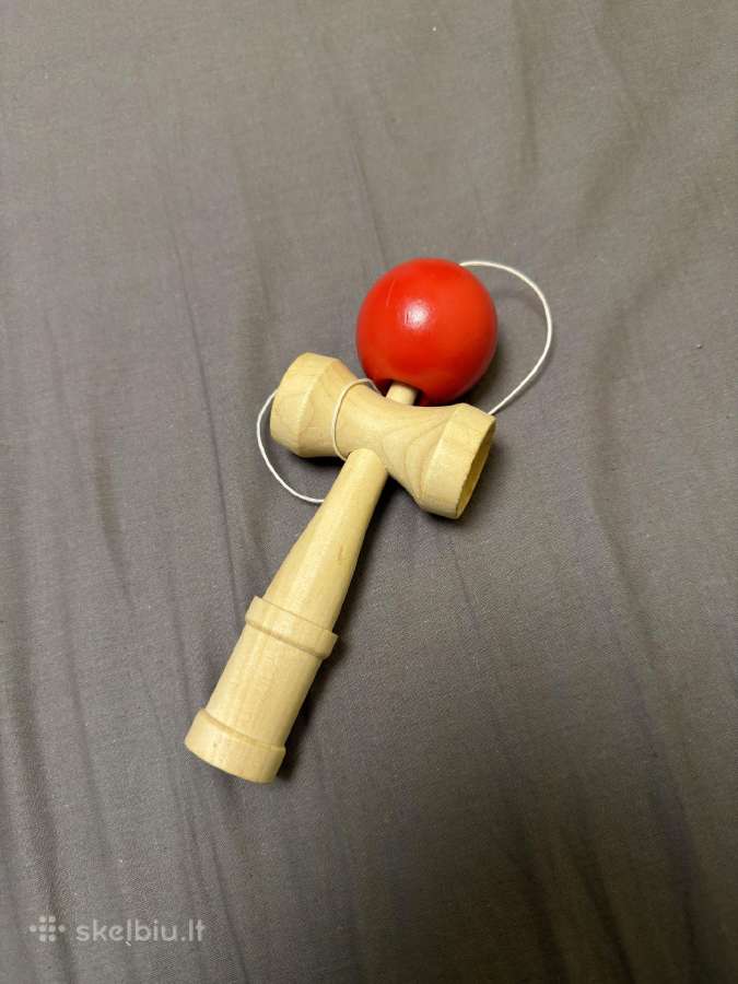 Japoniškas medinis žaislas "Kendama" - nuotraukos Nr. 4