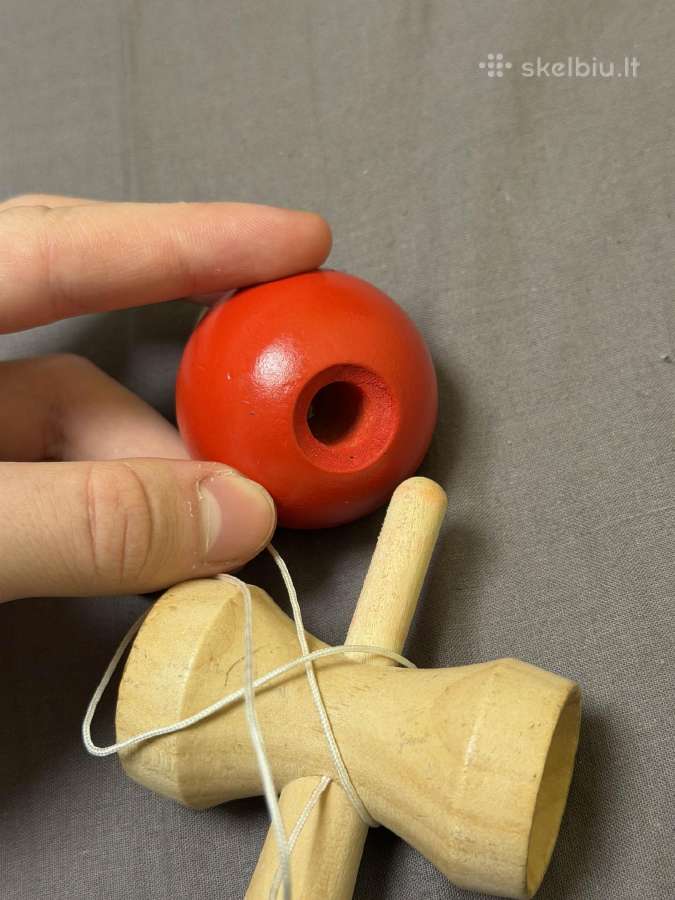 Japoniškas medinis žaislas "Kendama" - nuotraukos Nr. 5