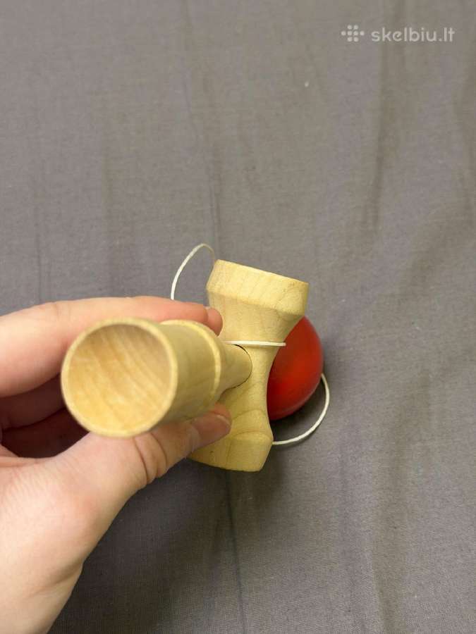Japoniškas medinis žaislas "Kendama" - nuotraukos Nr. 6