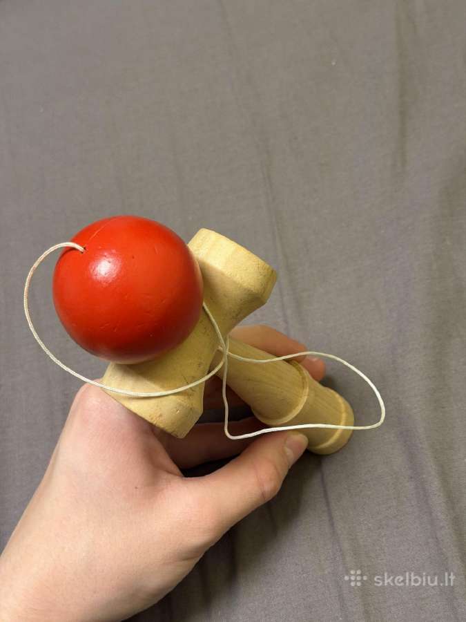 Japoniškas medinis žaislas "Kendama" - nuotraukos Nr. 7