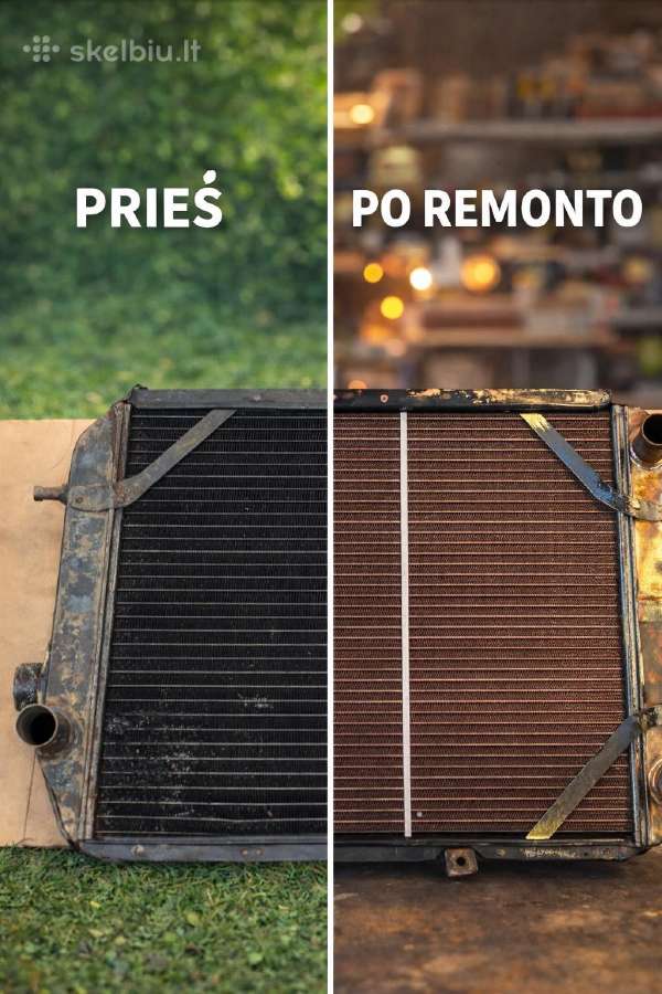 Aušinimo radiatorių gamyba ir remontas