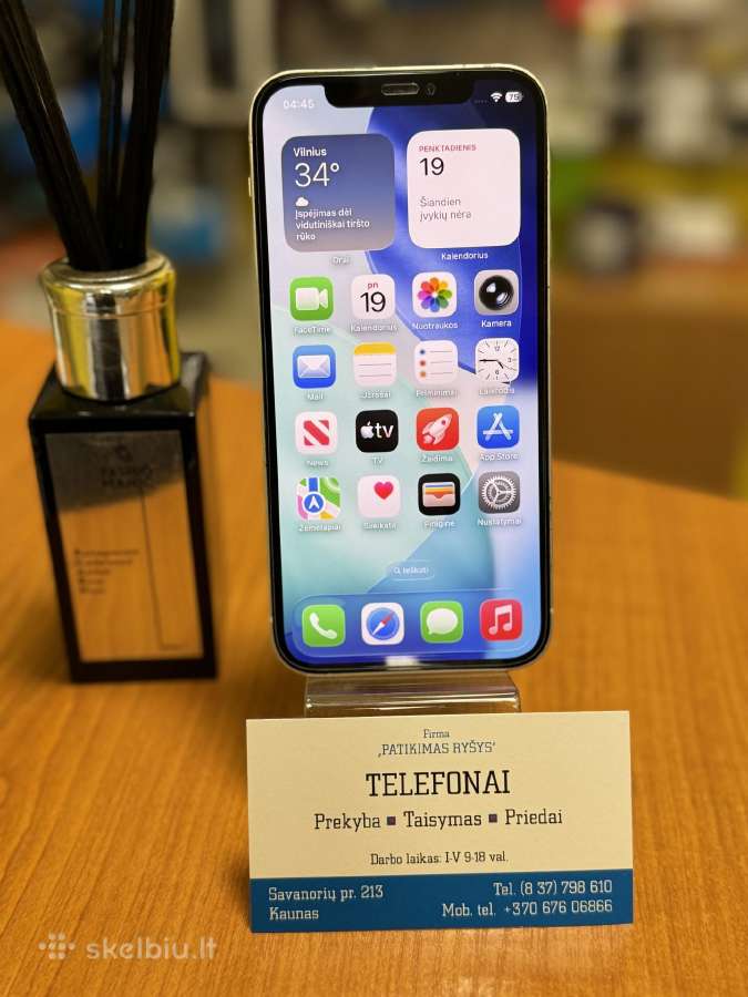 iPhone 12 Black 128gb Su Garantija