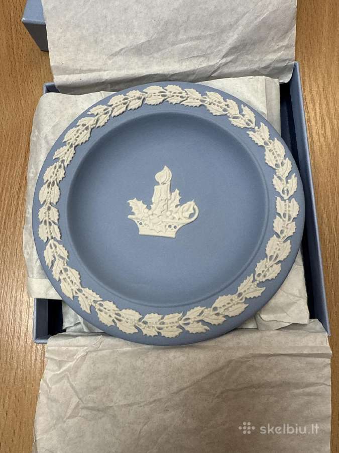 Wedgwood Jasperware kolekcinės kalėdinės lėkštės - nuotraukos Nr. 2