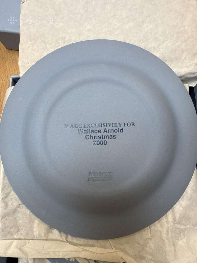Wedgwood Jasperware kolekcinės kalėdinės lėkštės - nuotraukos Nr. 3
