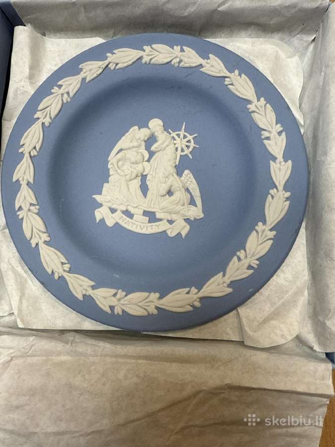 Wedgwood Jasperware kolekcinės kalėdinės lėkštės - nuotraukos Nr. 4