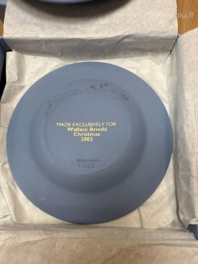 Wedgwood Jasperware kolekcinės kalėdinės lėkštės - nuotraukos Nr. 5