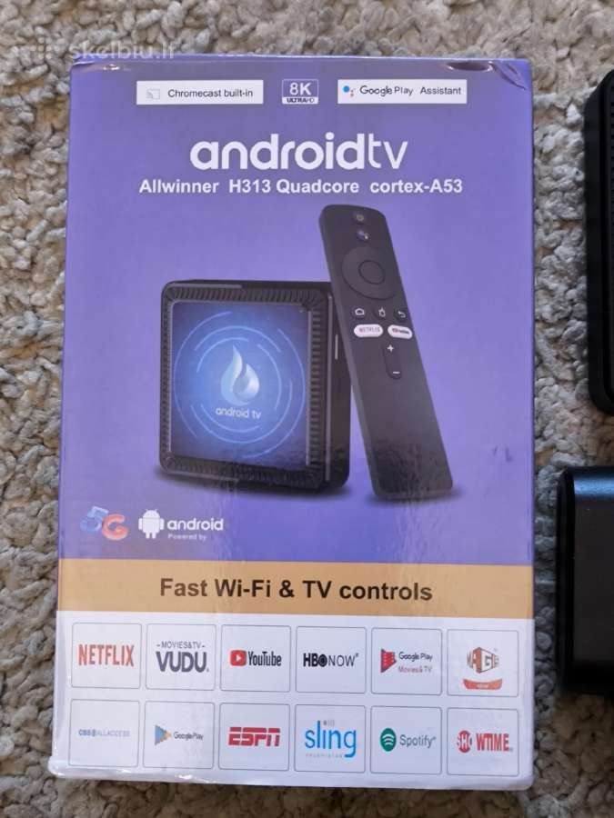 Naujas Android TV Box Q17 priedelis - nuotraukos Nr. 3