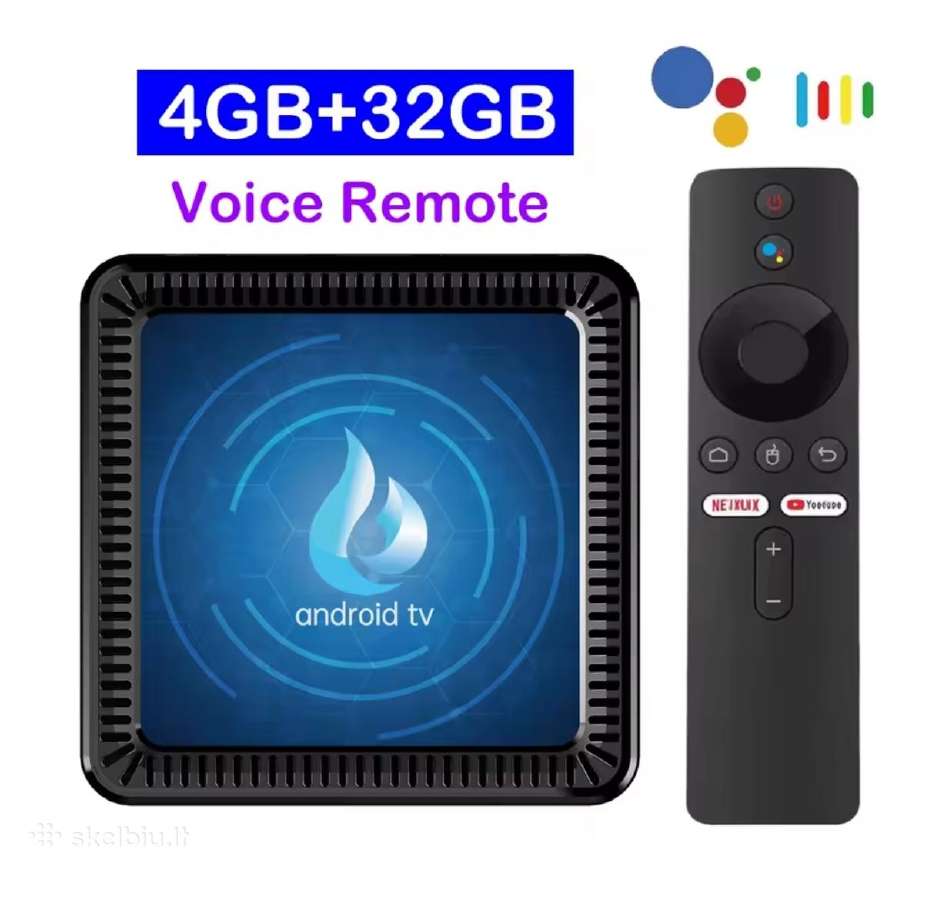 Naujas Android TV Box Q17 priedelis