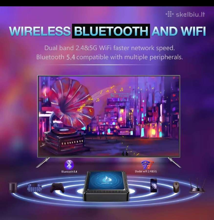 Naujas Android TV Box Q17 priedelis - nuotraukos Nr. 7