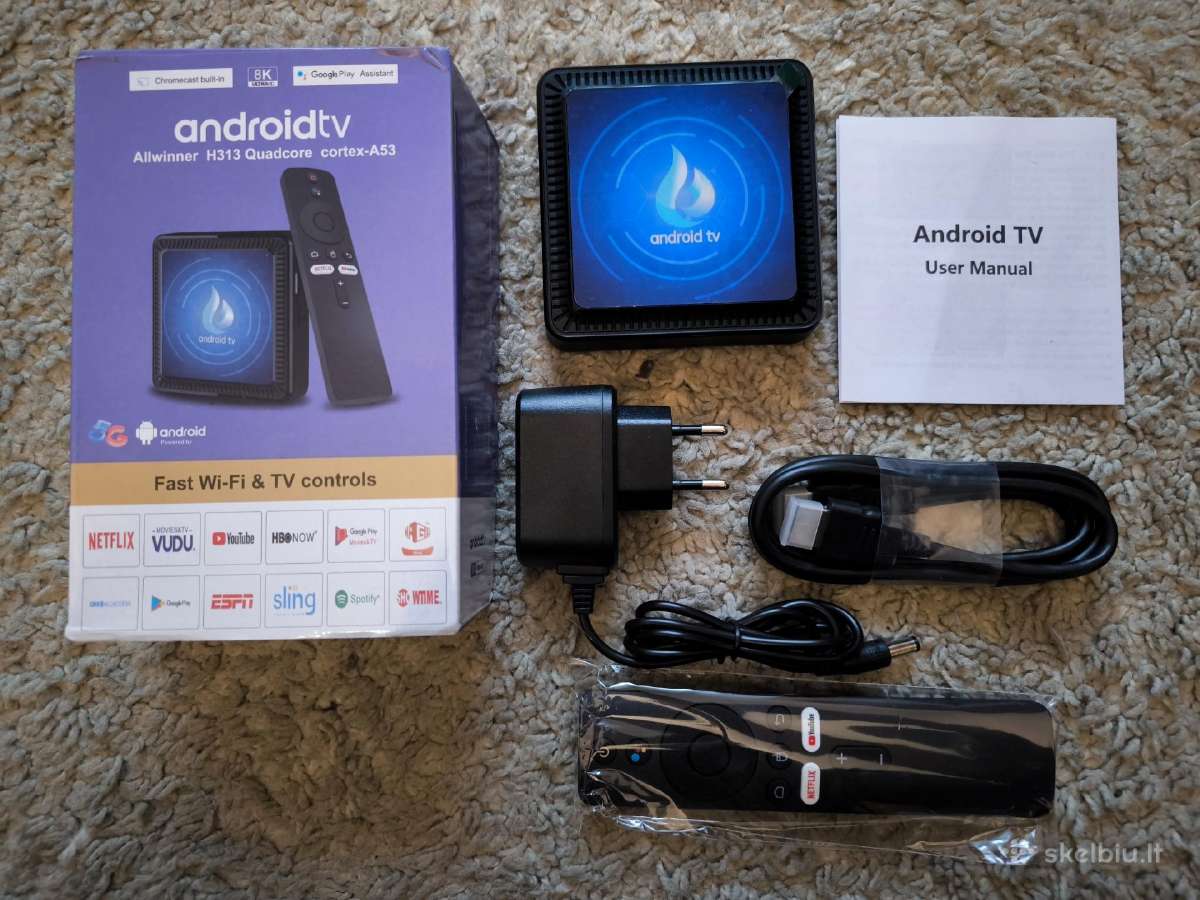 Naujas Android TV Box Q17 priedelis - nuotraukos Nr. 2