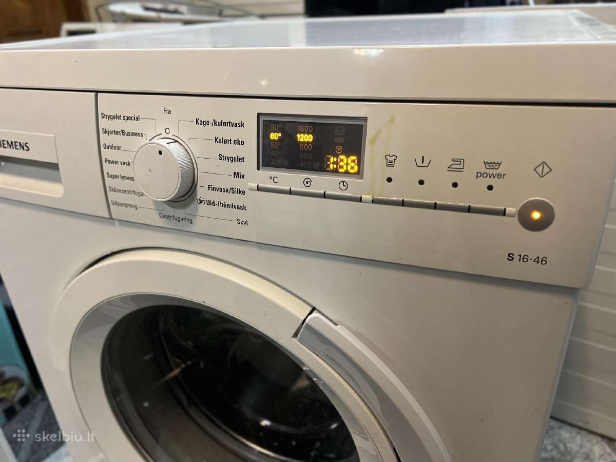 Siemens Wm16s460dn, 6kg, 1600aps/min - nuotraukos Nr. 2