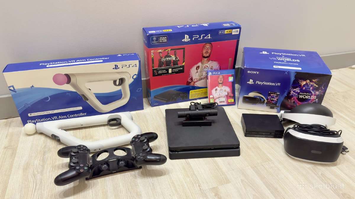 Playstation 4 1tb + Vr + Aim controller