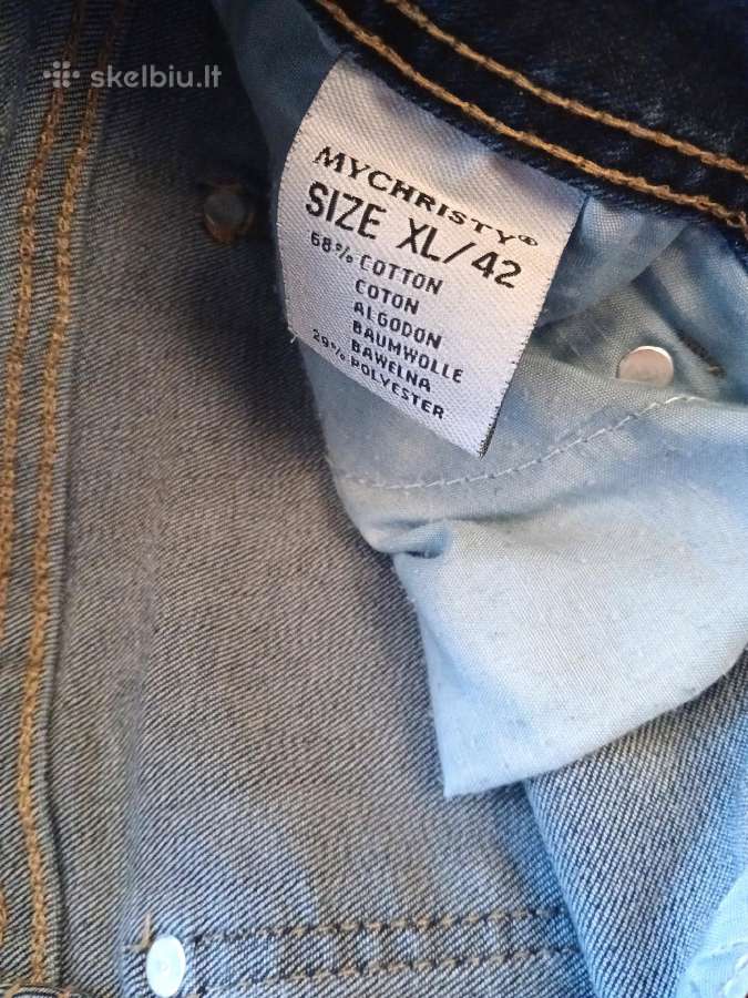 My Christy moteriški džinsai su siuvinėtomis gėlėm - nuotraukos Nr. 4