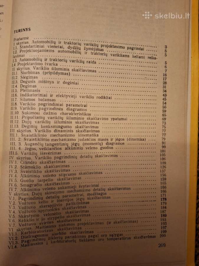 Automobilių ir traktorių variklių projektavimas - nuotraukos Nr. 3