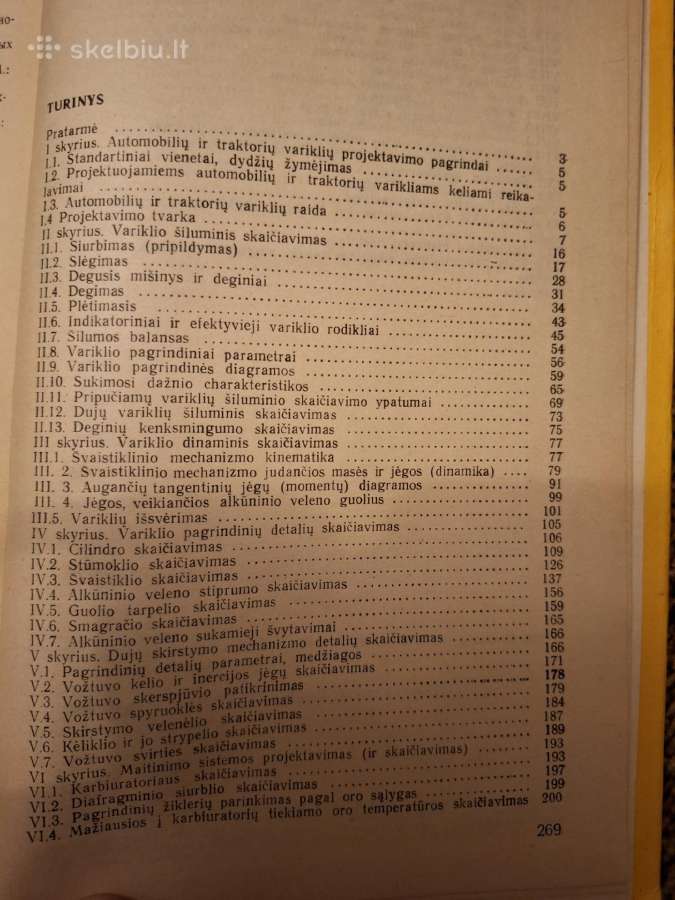 Automobilių ir traktorių variklių projektavimas - nuotraukos Nr. 4