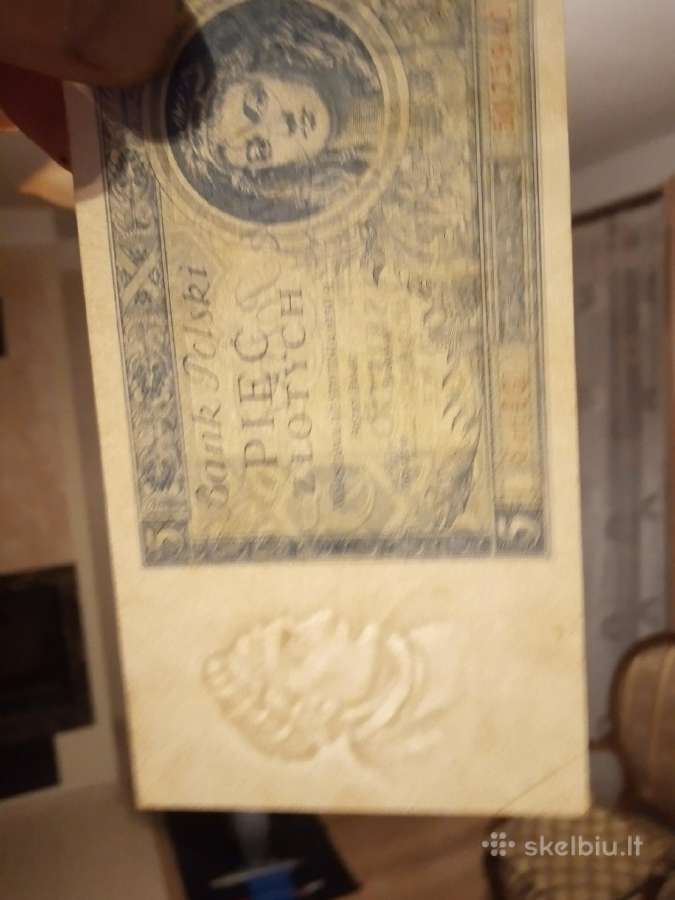 5 zlotu Unc banknotad - nuotraukos Nr. 3