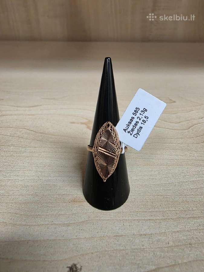 Didelis auksinių žiedų pasirinkimas - nuotraukos Nr. 15