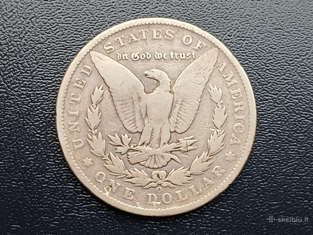 Morgano doleris 1887m. JAV sidabras 900