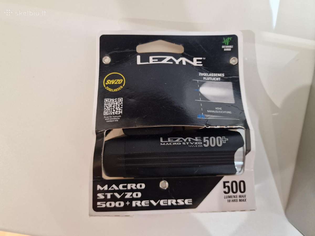Lezyne Usb priekiniai žibintai ir įrankiai.
