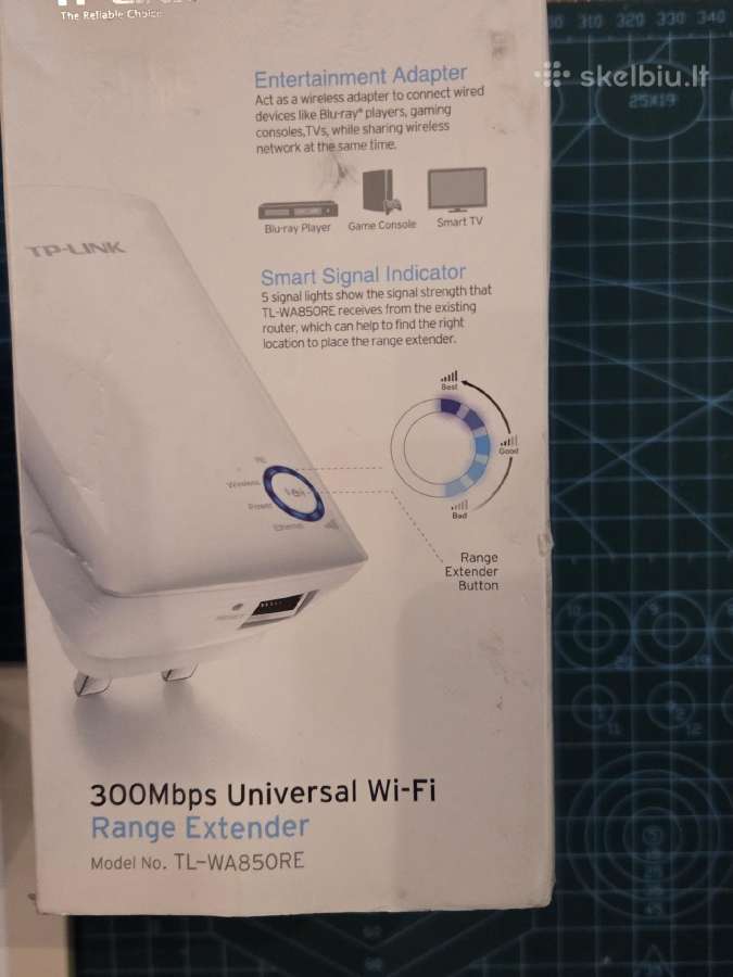 Tp-link Tl-wa850re 300mbps tinklo stiprintuvas - nuotraukos Nr. 6