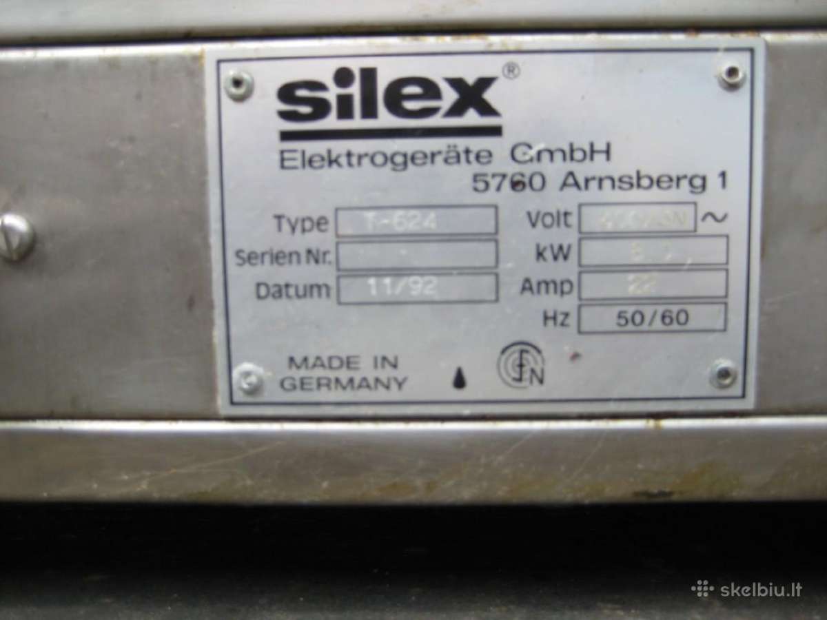 Kepimo irenginys Silex T-624 - nuotraukos Nr. 6