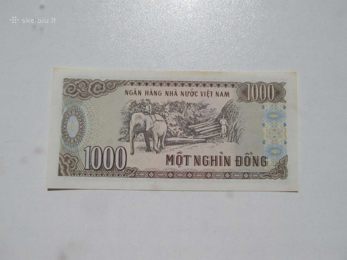 500 ir 1000 dongu , Vietnamas , 1988 - nuotraukos Nr. 4