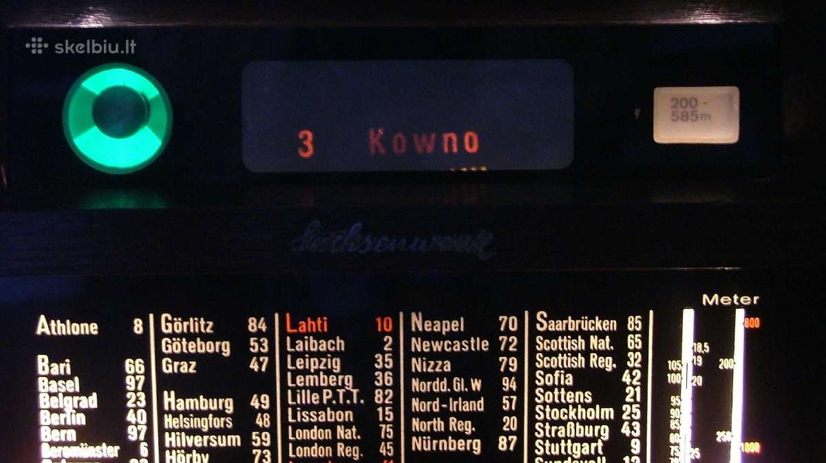 Lempinė radija Sachsenwerk Olympia (1937/38) - nuotraukos Nr. 3