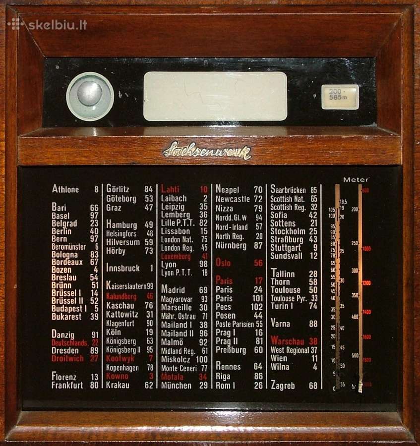 Lempinė radija Sachsenwerk Olympia (1937/38) - nuotraukos Nr. 4