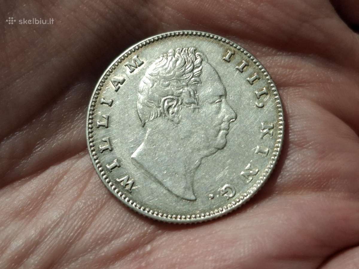 Rytų Indijos kompanija 1 rupija 1835 sidabras - nuotraukos Nr. 2