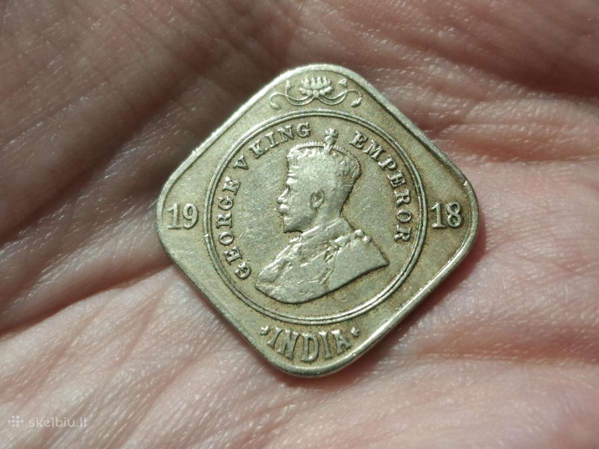 Britų Indija 2 annas 1918 - nuotraukos Nr. 2