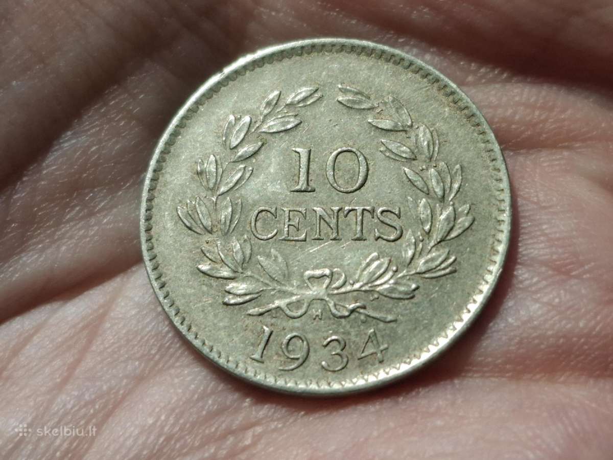 Saravakas 10 centų 1934