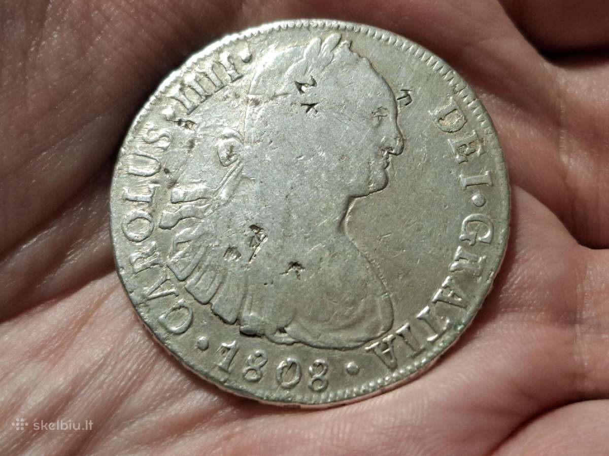 Peru 8 realai 1808 sidabras - nuotraukos Nr. 2
