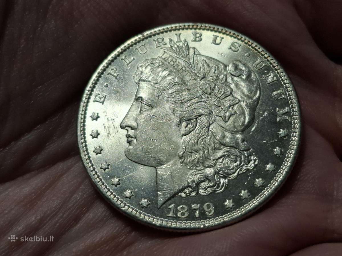JAV 1 doleris 1879 sidabras - nuotraukos Nr. 2