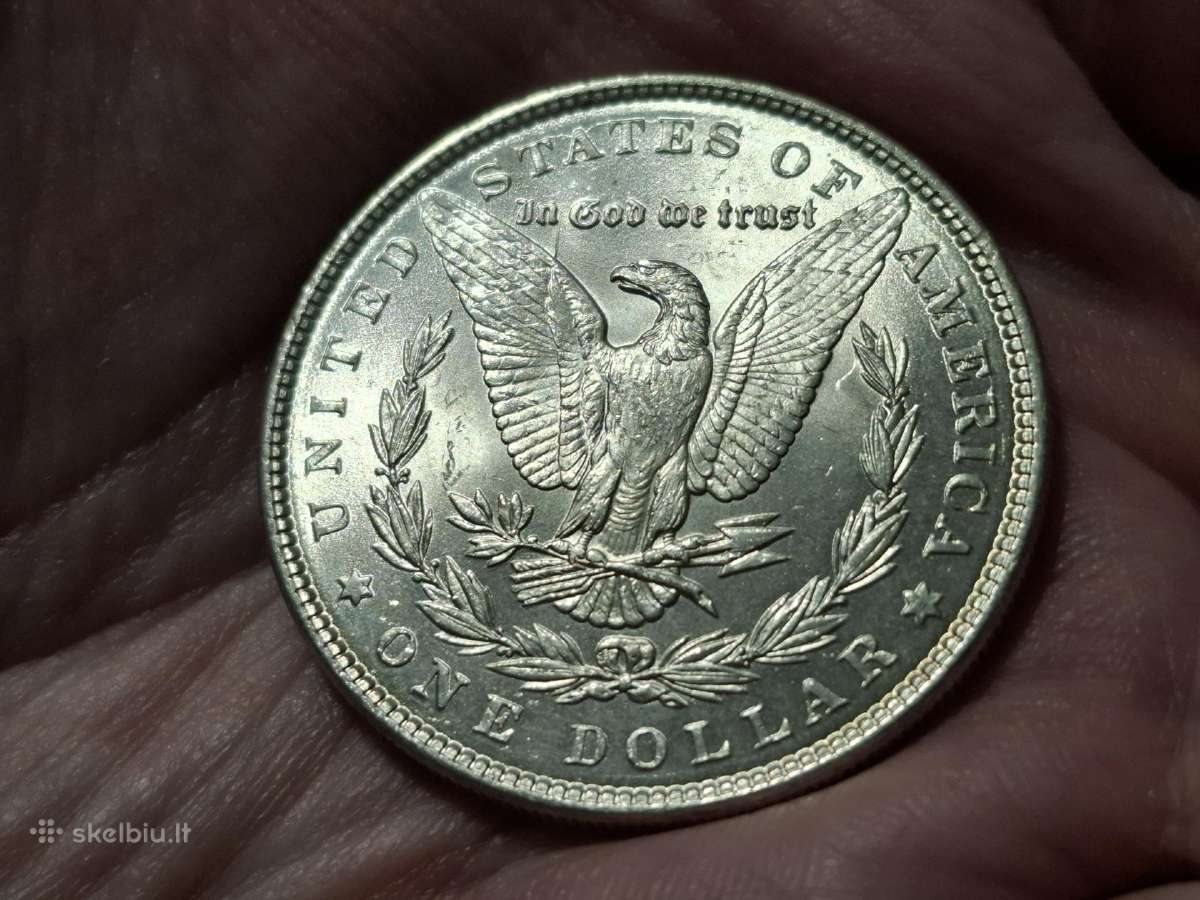JAV 1 doleris 1886 sidabras