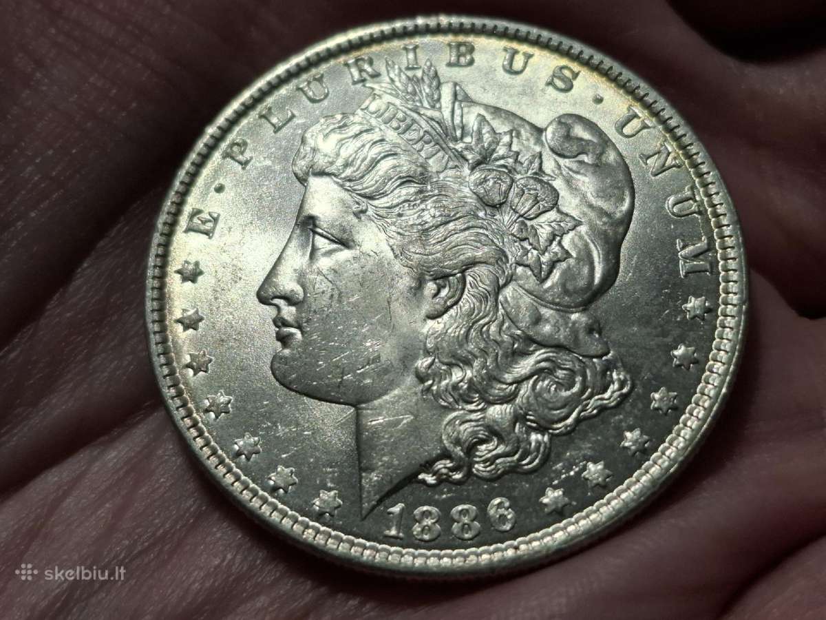 JAV 1 doleris 1886 sidabras - nuotraukos Nr. 2