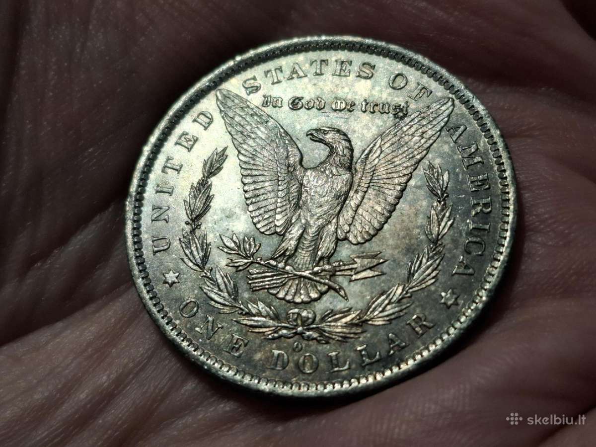 JAV 1 doleris 1884 O sidabras