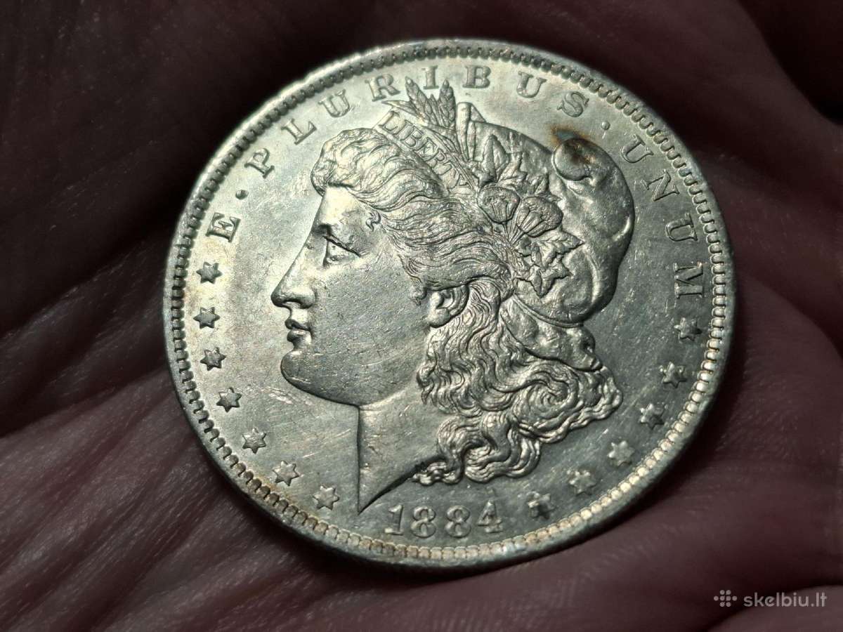 JAV 1 doleris 1884 O sidabras - nuotraukos Nr. 2