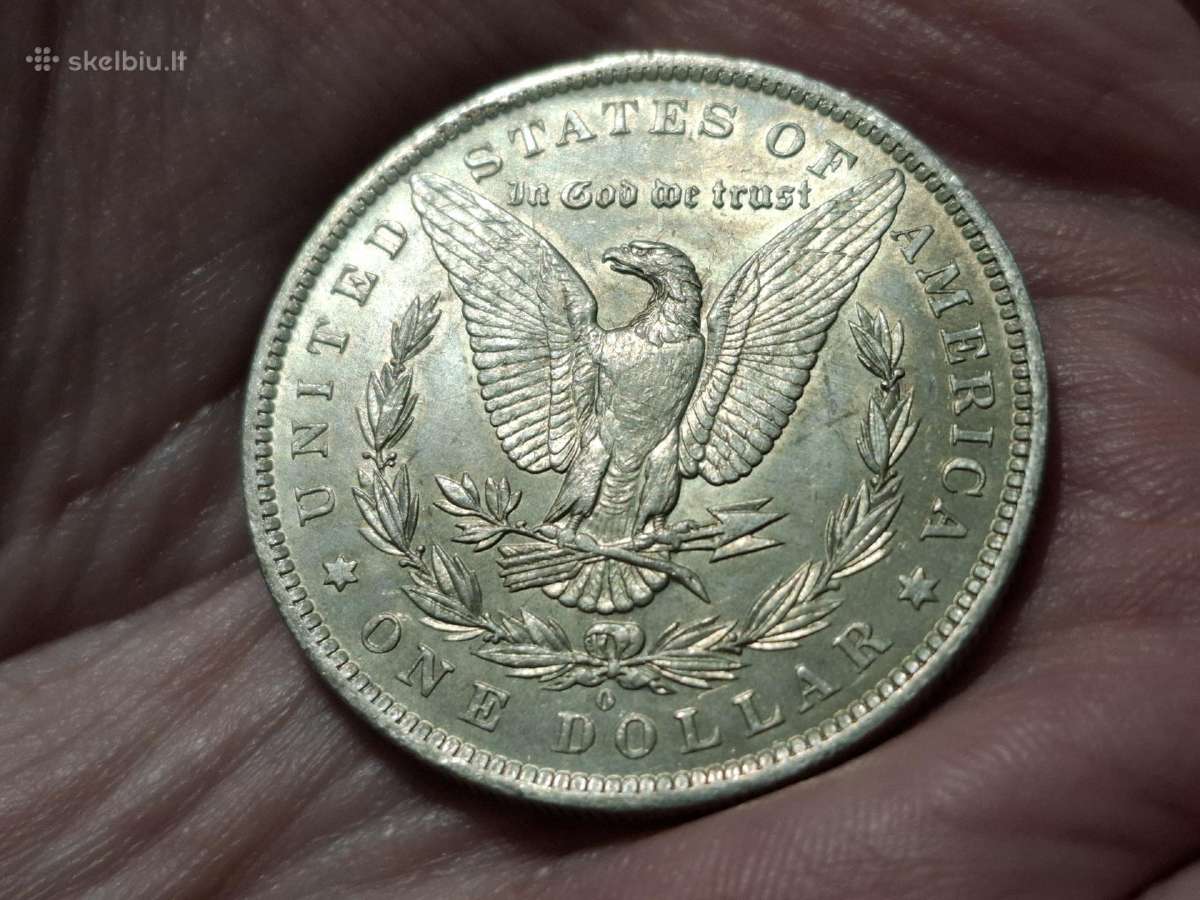 JAV 1 doleris 1883 O sidabras