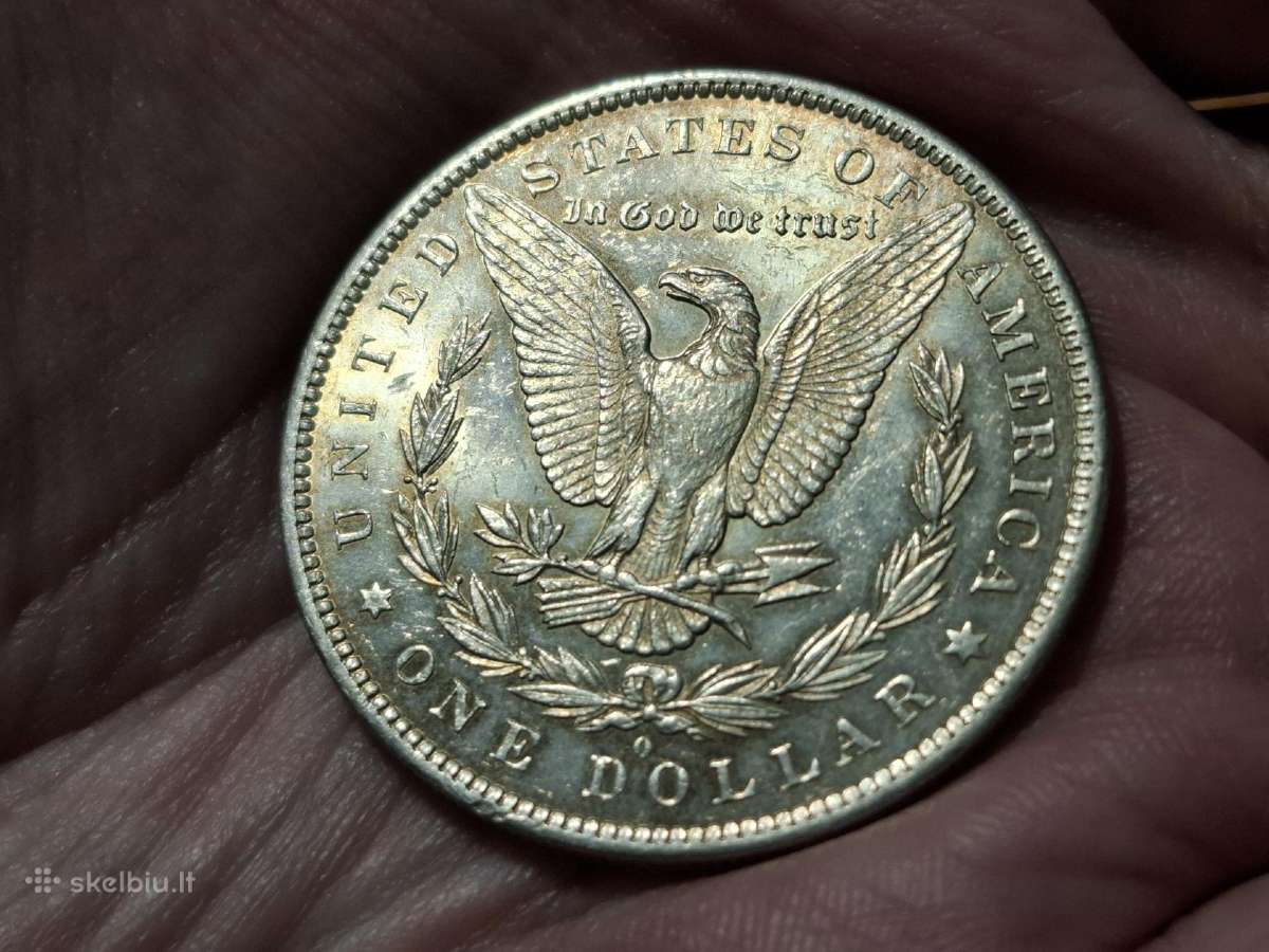 JAV 1 doleris 1883 O sidabras
