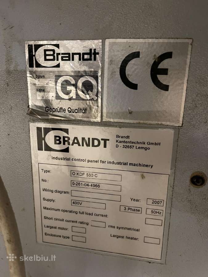 Kantavimo stakles Brandt 530c - nuotraukos Nr. 5