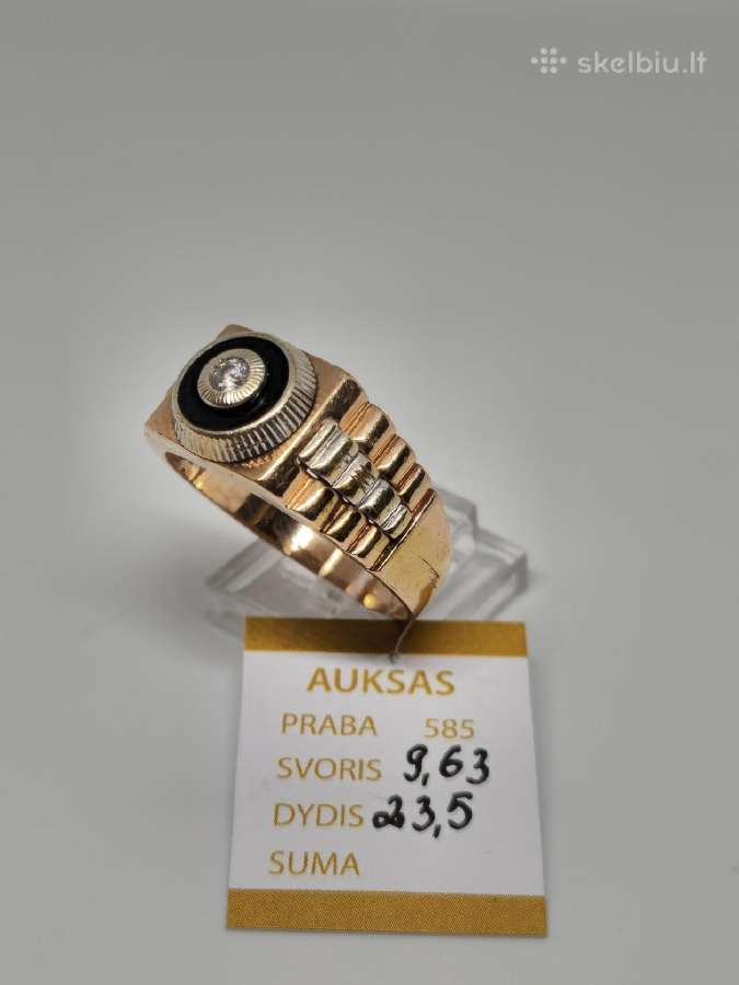 Žiedas auksinis