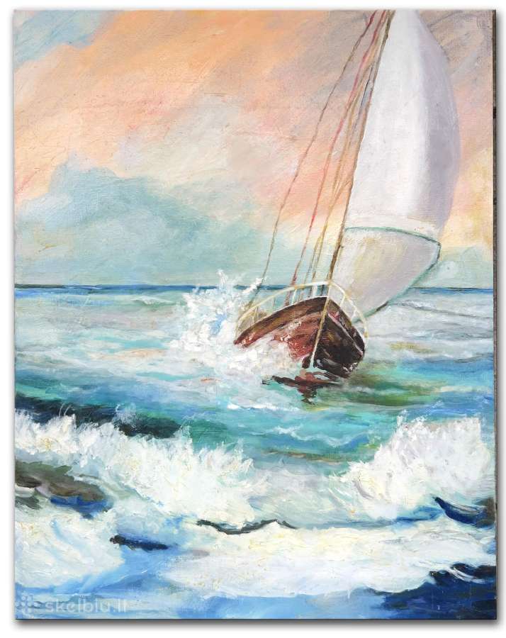 Naujas aliejinis paveikslas “vienas