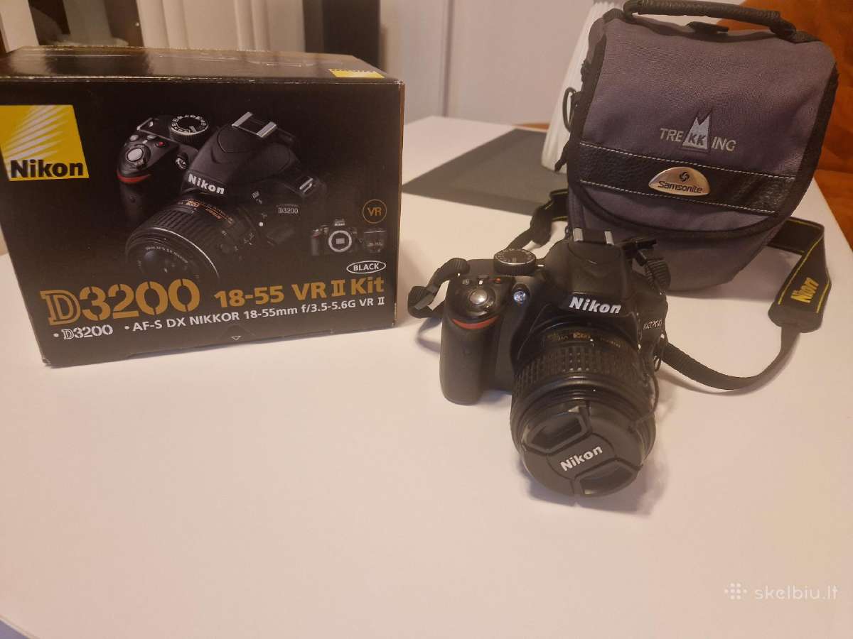 Fotoaparatas Nikon 3200 - nuotraukos Nr. 4