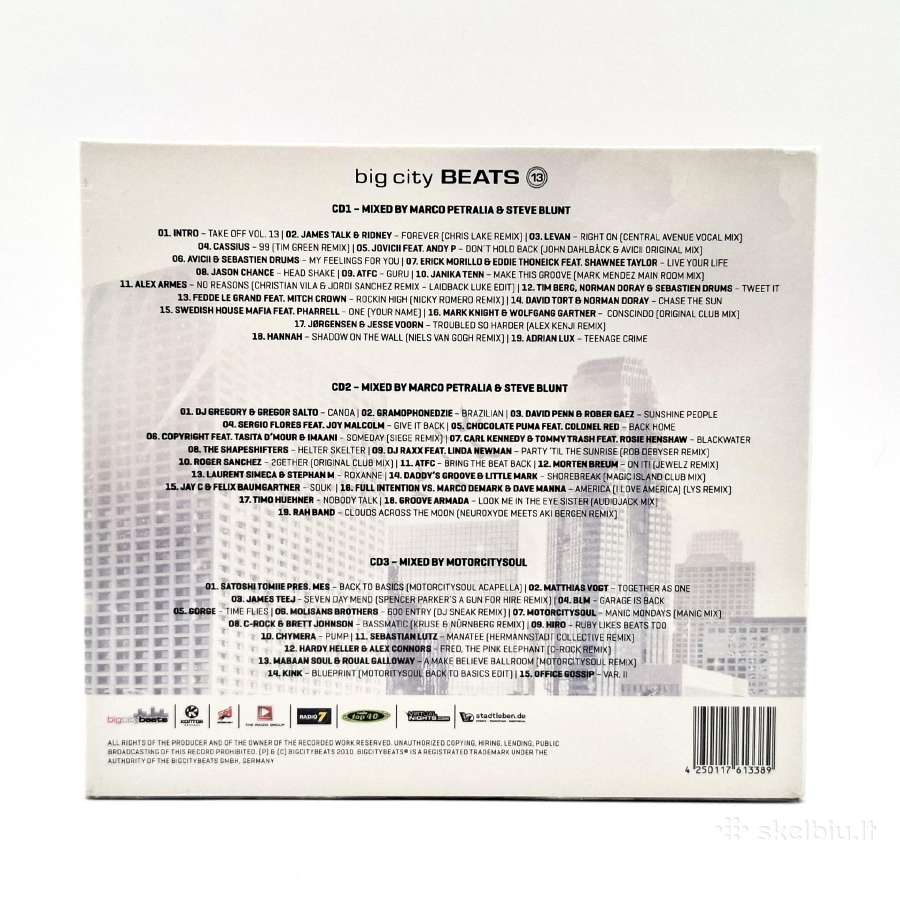 Big City Beats 13 (3xcd, rinkinys miksas) - nuotraukos Nr. 2