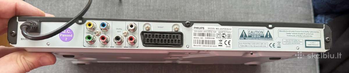 Philips Dvd grotuvas Dvp3520/58 - nuotraukos Nr. 3