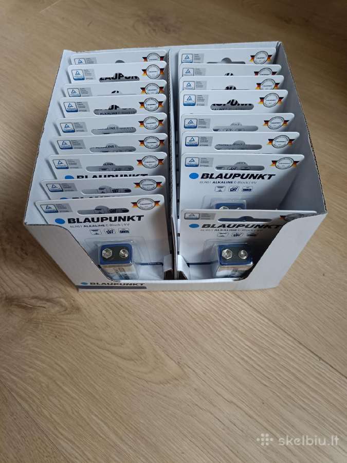 Blaupunkt 6lr61 Alkaline E-block 9v baterijos - nuotraukos Nr. 2