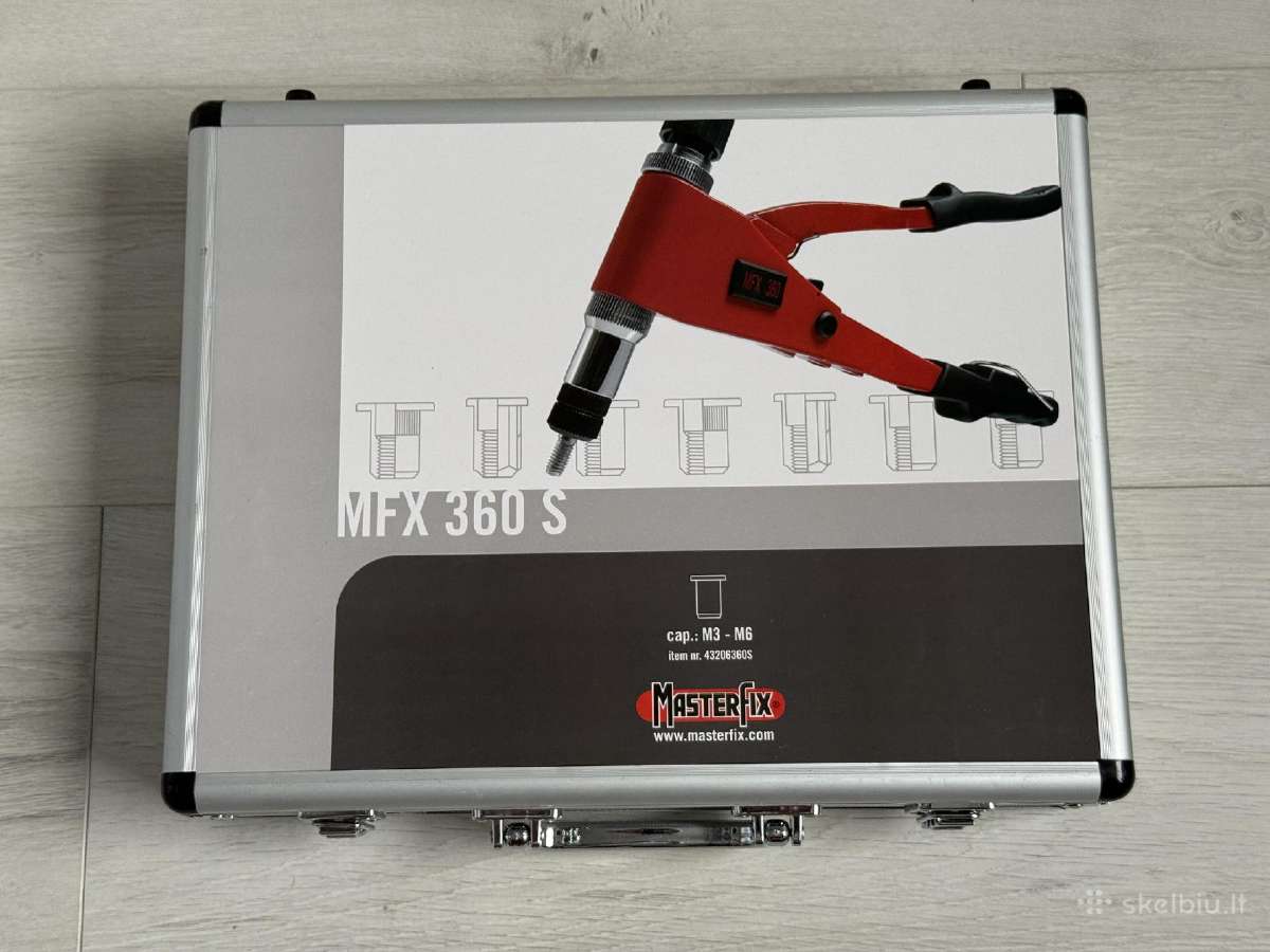 Naujas srieginis kniediklis Masterfix Mfx 360s - nuotraukos Nr. 3