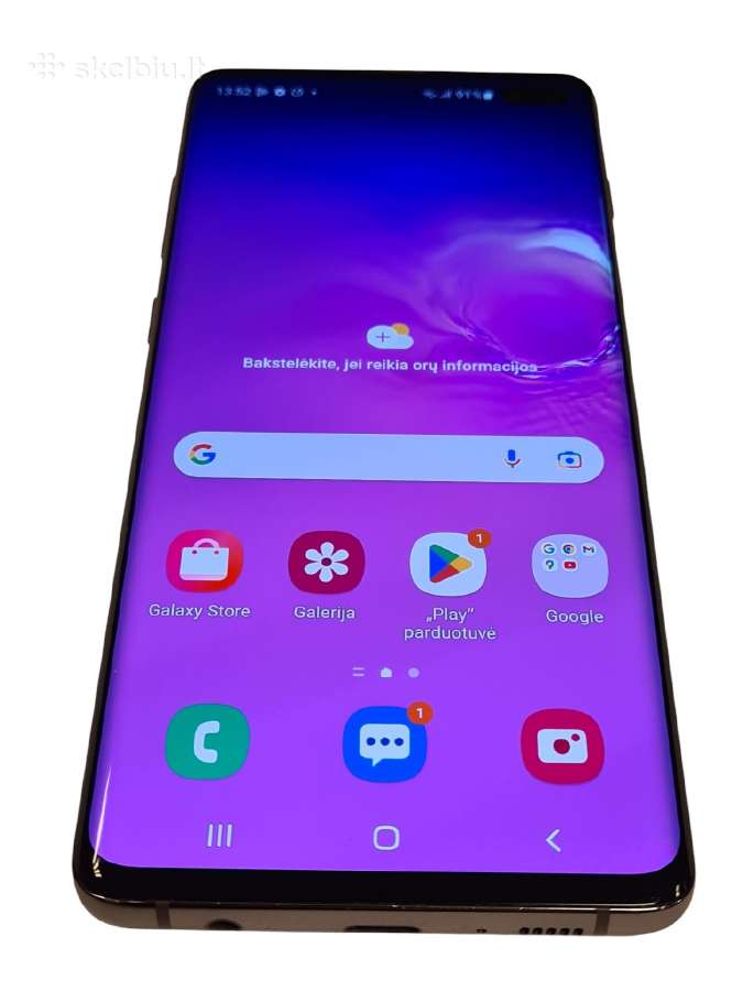 Samsung Galaxy S10+ 8/128gb + 3 mėn. garantija - nuotraukos Nr. 3