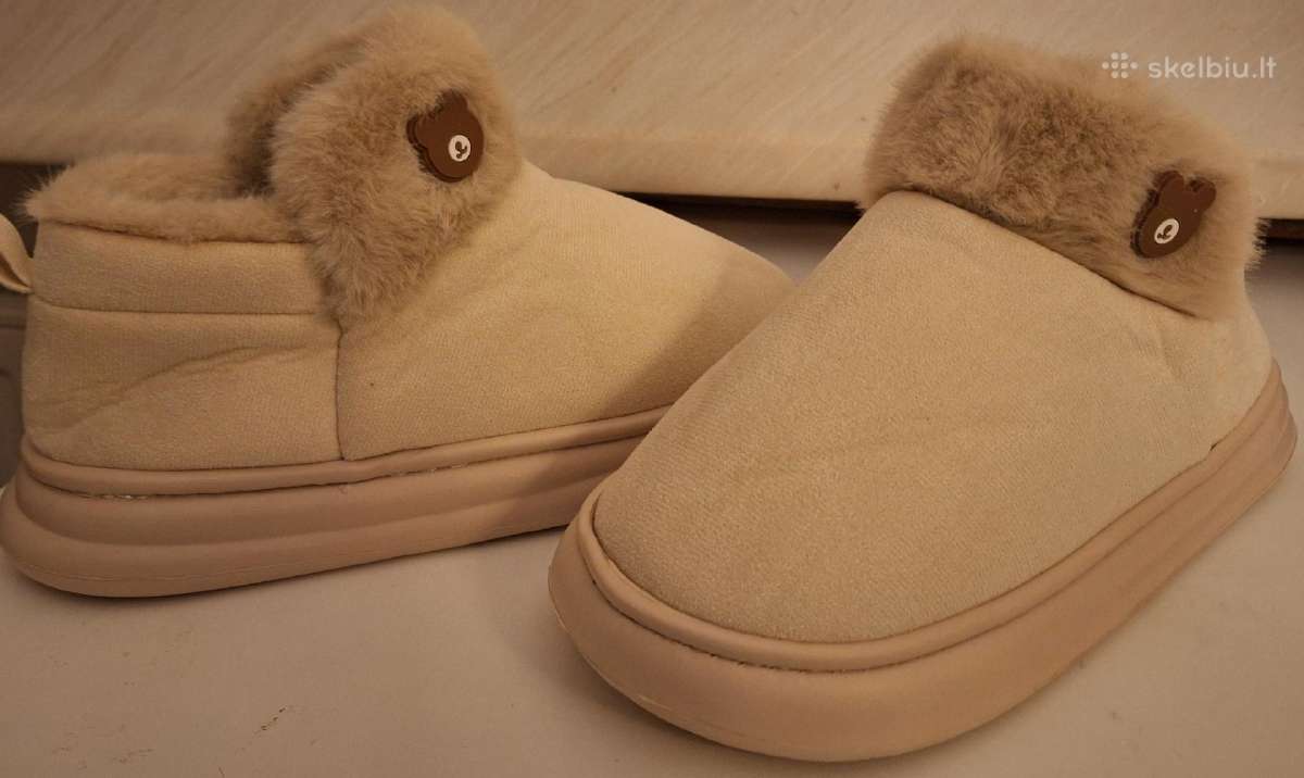 Šiltos šlepetės 39,5 dydžio